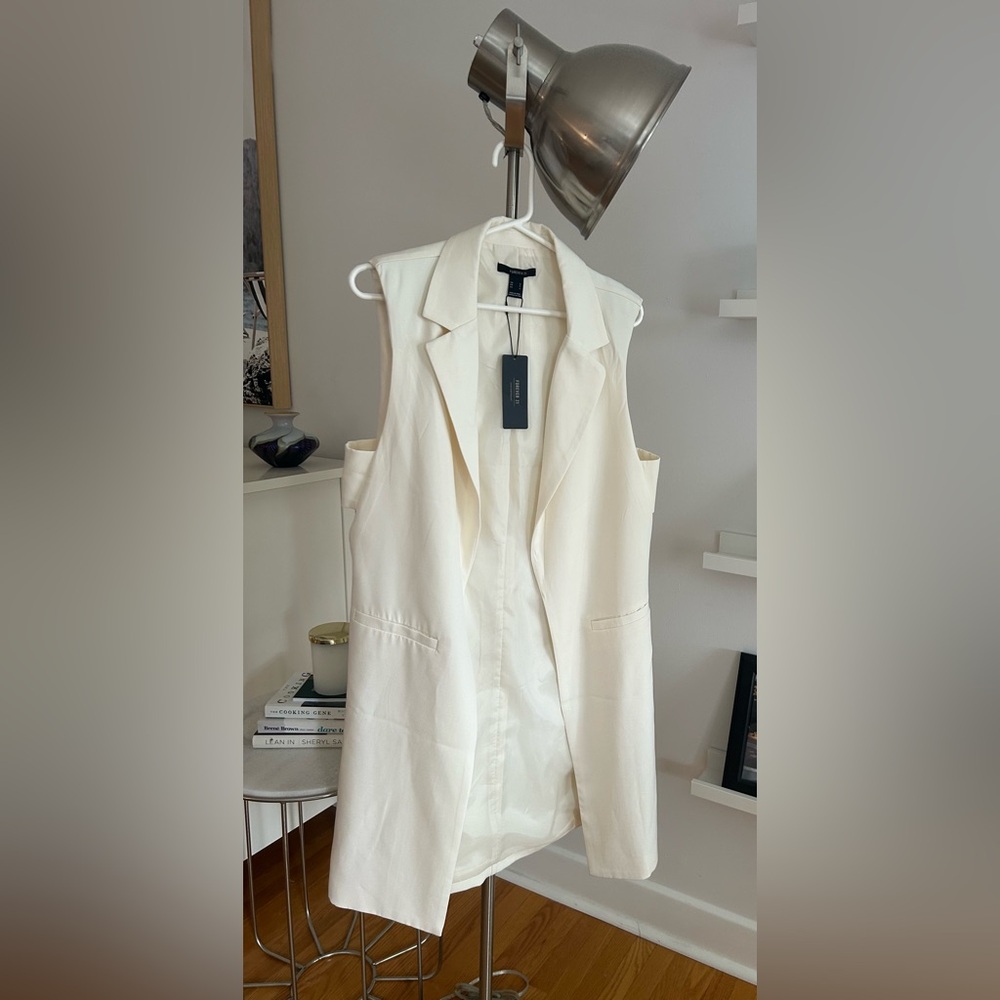 Forever 21 Ivory Blazer (no sleeve)